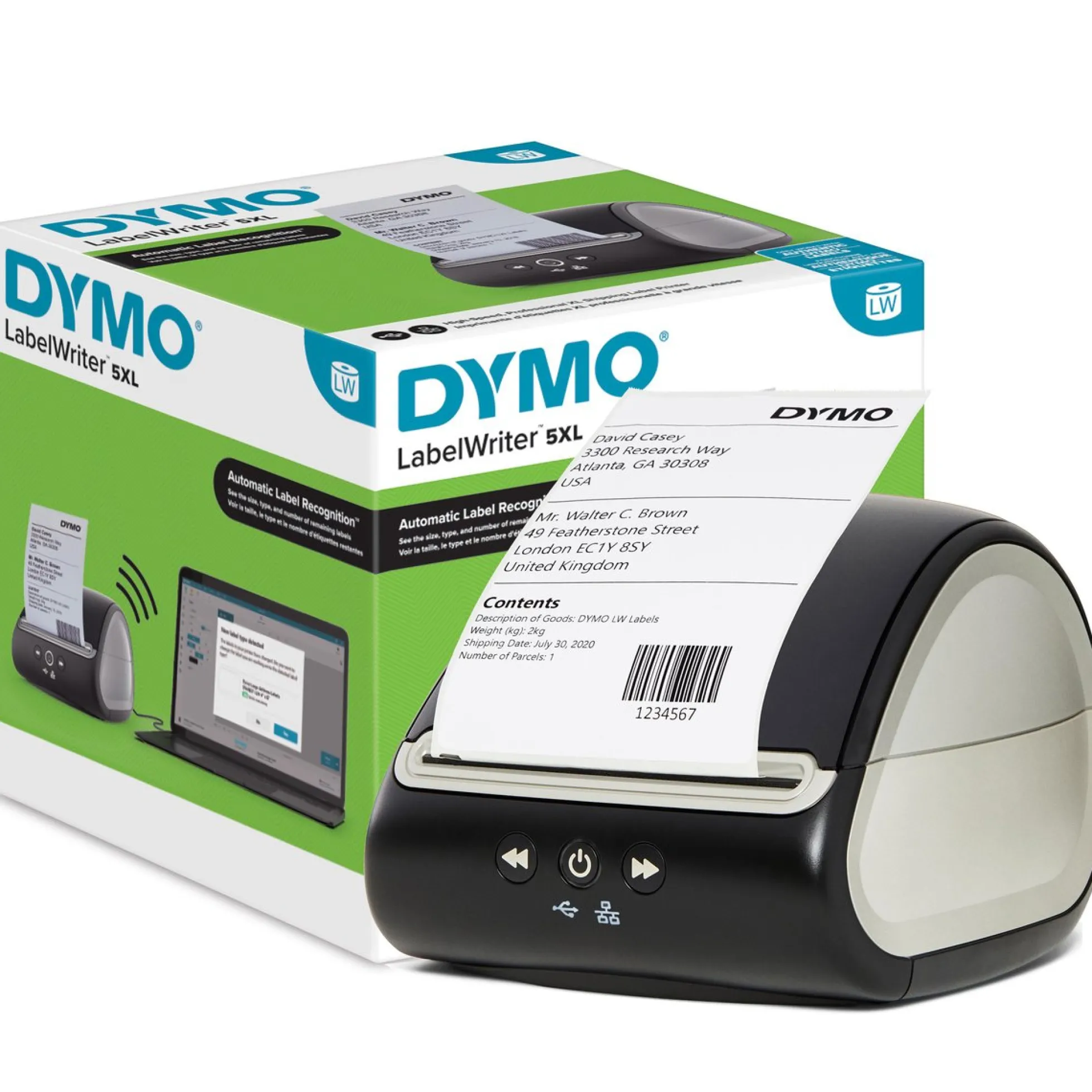 DYMO LabelWriter 5XL labelprinter, direct Roll, 11.5 cm, 300dpi