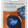 DYMO LetraTAG plasttejp, blå, 12mm, 4m (91225)