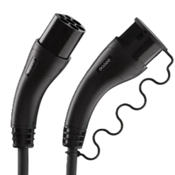 Easee ladekabel til elbil, 5 meter, type 2, 3-faset, 22 kW, 32A, 7,5 meter