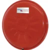 Ekspansionsbeholder, flad rund med membran, 11 l, 3 bar, 389 mm, rød