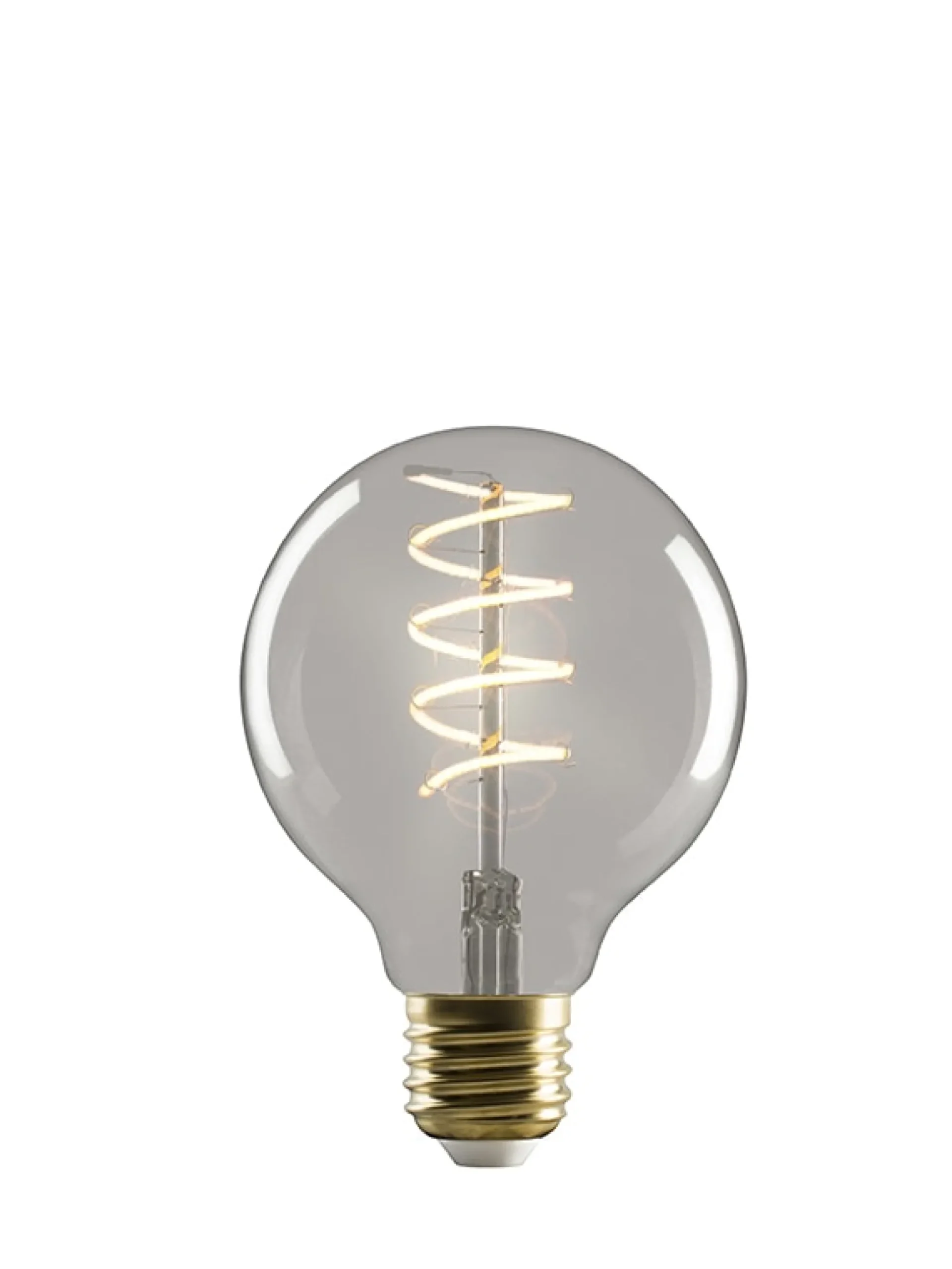 E3Light Led Vintage G80 E27 C922, 110lm, 4W, 15000H, dæmpbar, røg
