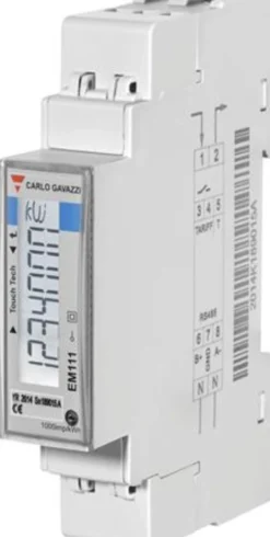 EL-måler 1-faset op til 45Amp direkte Modbus udg MID godkendt