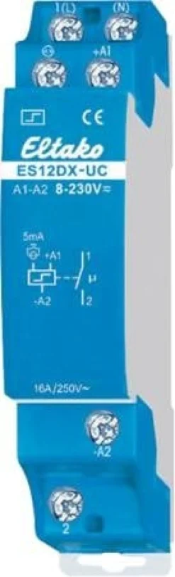 Eltako – Elektronisk kiprelæ 8-230VUC 1S 16A