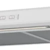 Emhætte Plan 252, 600mm, hvid med switch, hvidlak. stål, 598x490mm