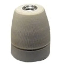 E27 porcelænsfatning med ᴿᵖ⅜" rørgevinds muffe, 250V, 4A, op til 220°, IP20