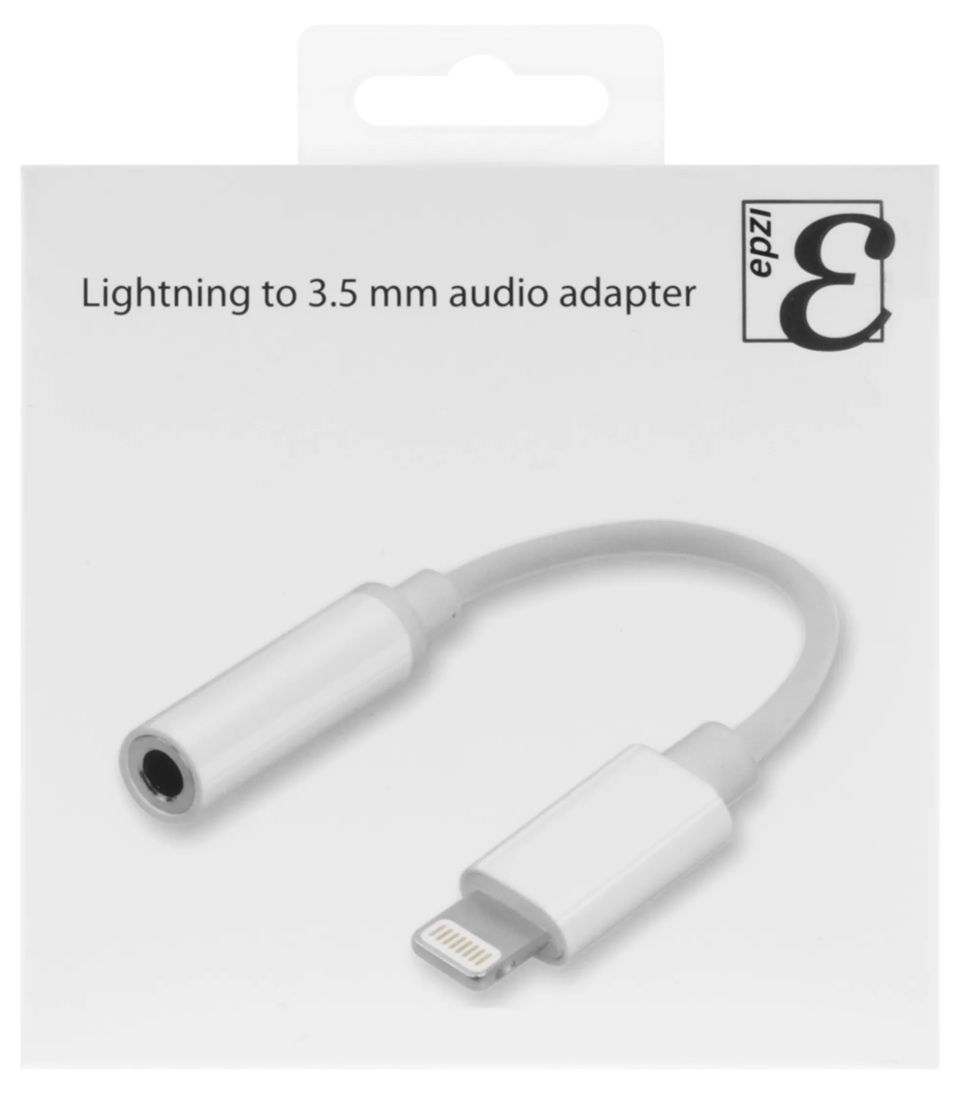 Epzi Lightning to 3,5 mm adapter, white