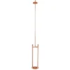Eqi 5080 fritstående udendørsbruser, 600 mm, kobber