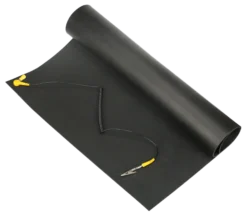 ESD mat for handling electronics, 700x500mm, sort