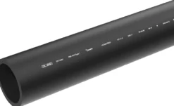 Evopipes 75 mm PE100RC PN16 SDR11 rør, sort, 6 m, EN 12201 - 6 meter