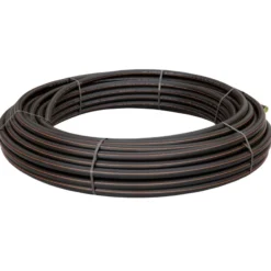 Evopipes PE100RC rør, 32 mm, PN10, SDR17, sort/brun, 100 meter, EN12201 - 100 meter