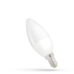 E14 6W LED pære, C37, ikke dæmpbar, neutral kulør
