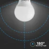 E14 5,5W LED pære - P45, Samsung LED chip, 3000K, 470 lumen, 180° spredning - V-Tac