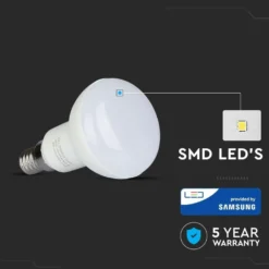 E14 6W LED spotpære, R50, Samsung LED chip, V-Tac, 3000K