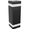 Facadelampe Torre Ring, udendørs LED, firkantet, 18W, CCT, 230V, IP54, sort