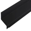 Facadeprofil 6A, alu, sort, 1 meter