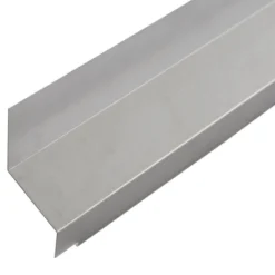 Facadeprofil 6a, 1 meter, blank aluminium