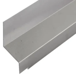 Facadeprofil 6b, 1 meter, blank aluminium