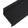 Facadeprofil 6C alu sort 1 meter