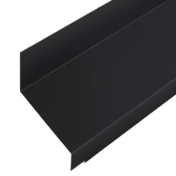 Facadeprofil 6C alu sort 1 meter