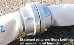 Falck Teknik – Storz slutdæksel med kæde