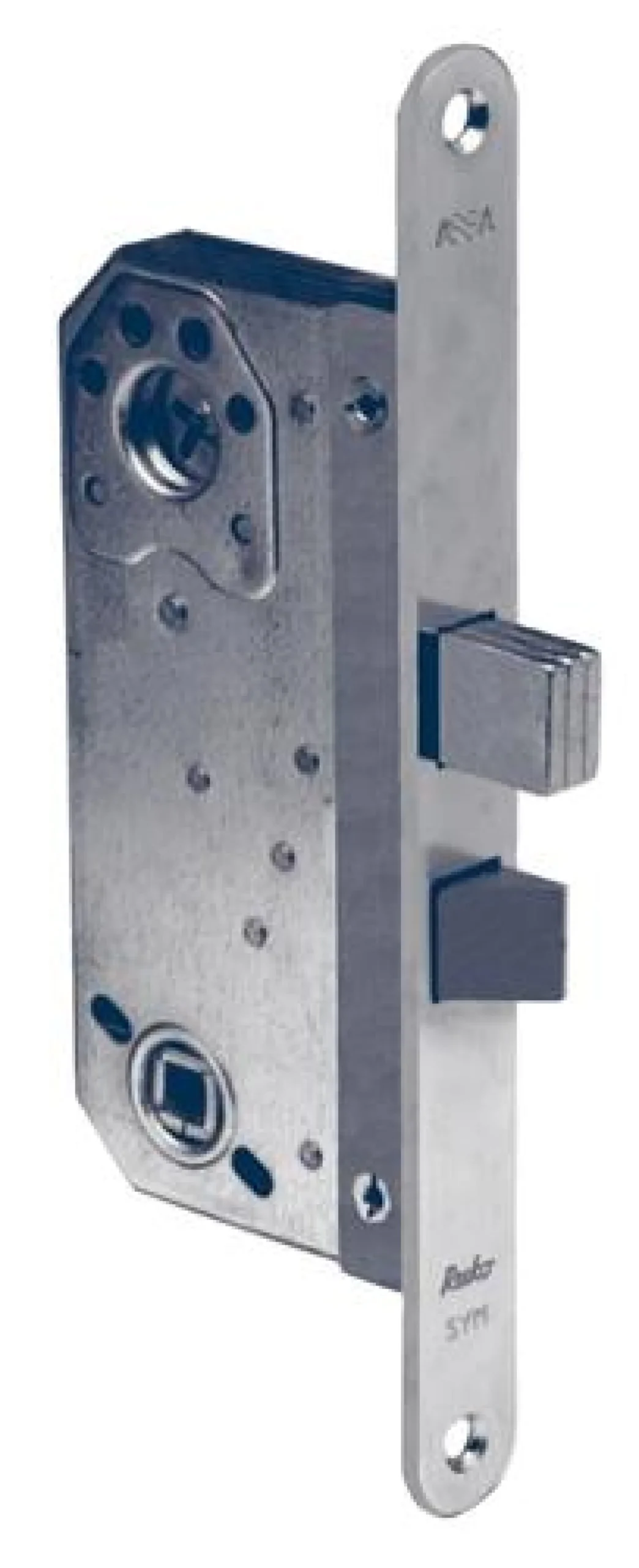 Fal-rigellås Assa 8765U/blik, højre, 50 mm dornmål, el-forzinket stål - ASSA ABLOY