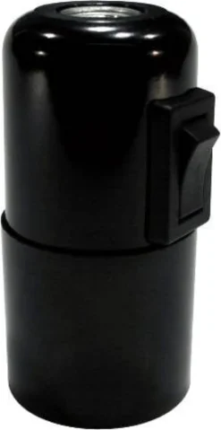 Fatning E27 10mm m/afbryder