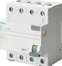 Fejlstrømsafbryder HPFI 40A, 4P, 30mA, Type A, 5SV3344-6 - Siemens