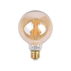 FESH SMART HOME LED Globe Ø125, kold/varm DEKO E27 5,5W amber