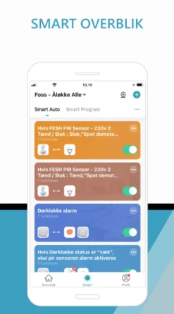 FESH Smart Home LED pære, Kold/varm Deko, E27, 5,5W, Amber, Ø 95 mm