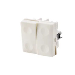 FESH SWITCH Curveline afbryder, dobbelt korrespondance, 1 modul