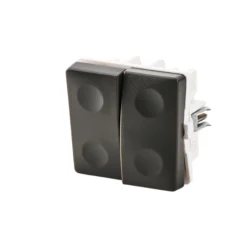 FESH SWITCH Curveline afbryder, dobbelt korrespondance, 1 modul