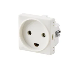 FESH SWITCH Curveline stikkontakt med jord, 1 modul