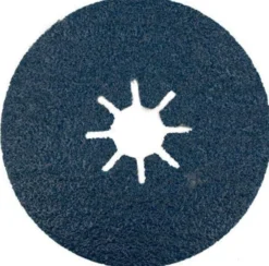 Fiberrondel Ø125x22 K60, stål aluminium - Zirkon