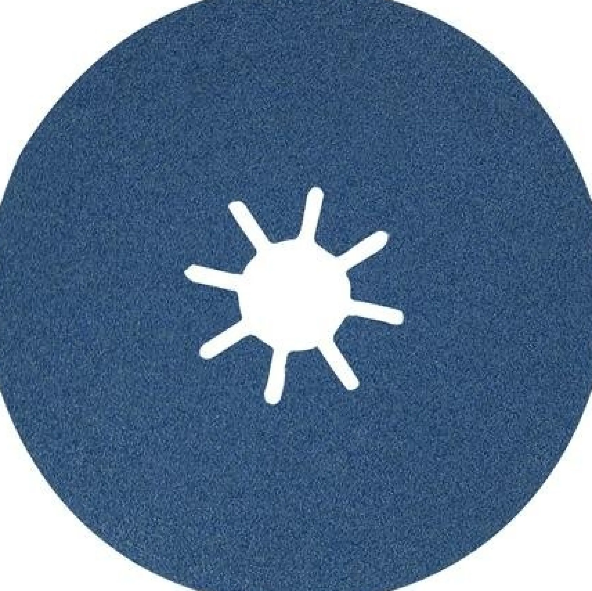 Fiberrondel Ø125x22 K60, stål aluminium - Zirkon