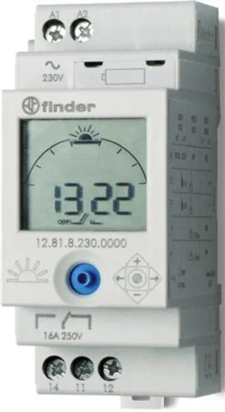 Finder Astrour 1CO, 16A, 250VAC, NFC/Manuel Setup