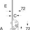 Fix Rationel - til profilcylinder kantstanglås 6151/2620