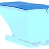 Fladt låg til vippecontainer, standard 1100 l