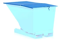 Fladt låg til vippecontainer, standard 900 l