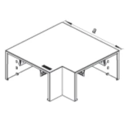 Fladvinkel Signa Base 70/110 perlehvid