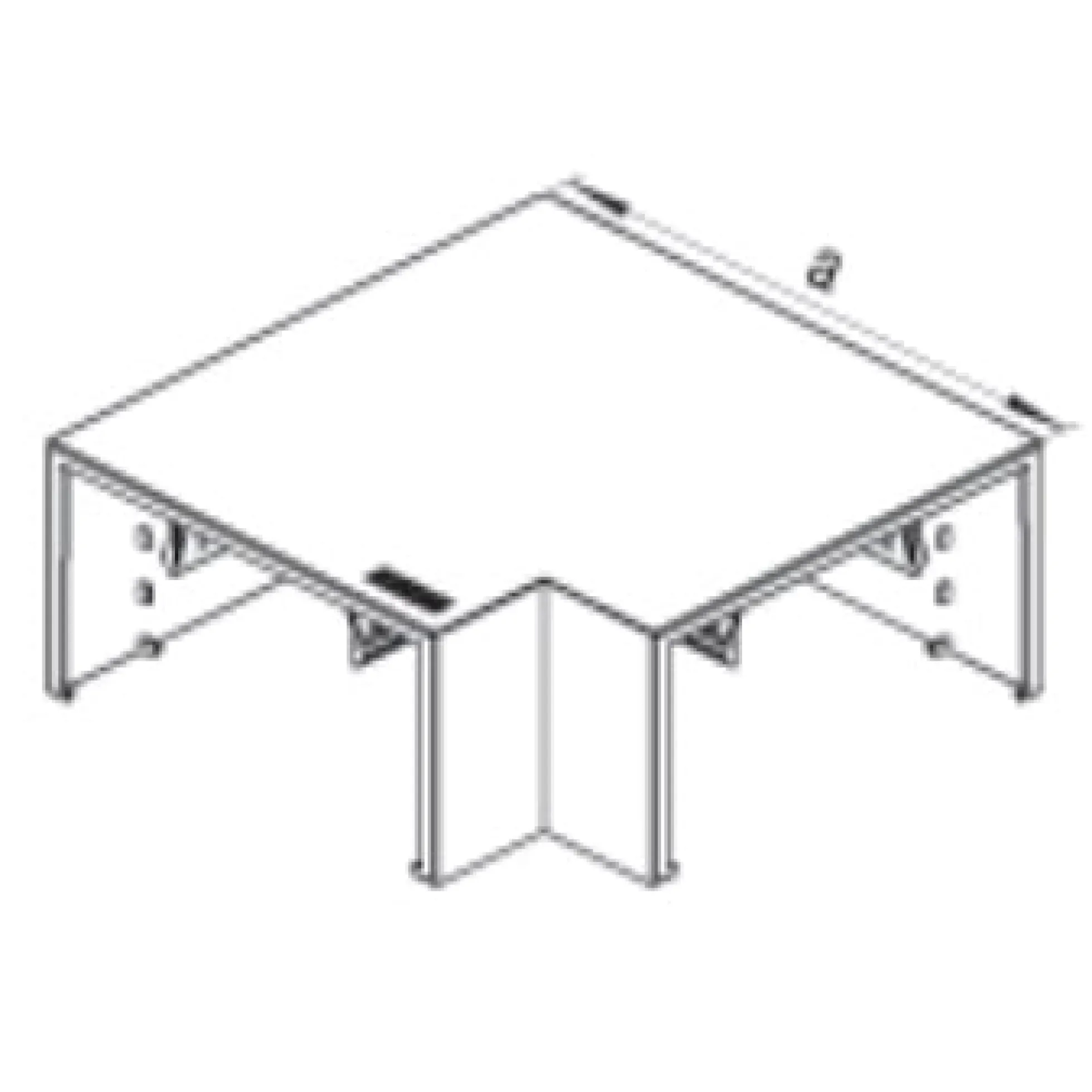 Fladvinkel Signa Base 70/170 perlehvid