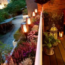 Flamme fakkel LED, solcelle