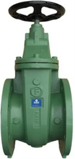 Flange skydeventil GG25/304/Viton, Byggelængde 180mm, DN 80