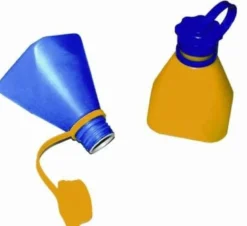 Flaske til loddevand, 150 ml, gul