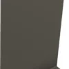 Flexi endegavl til sokkelaffugter med bund, 116 x 176 mm, Aluzink DX51D