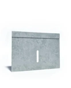 Flexi endegavl til sokkelaffugter uden bund, 200 x 155 mm