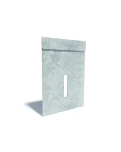 Flexi endegavl, 100 x 155 mm, til sokkelaffugter uden bund