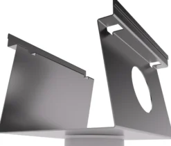 Flexi sokkelaffugter, 210 x 175 x 250 mm, m/bund/udløb, u/rist