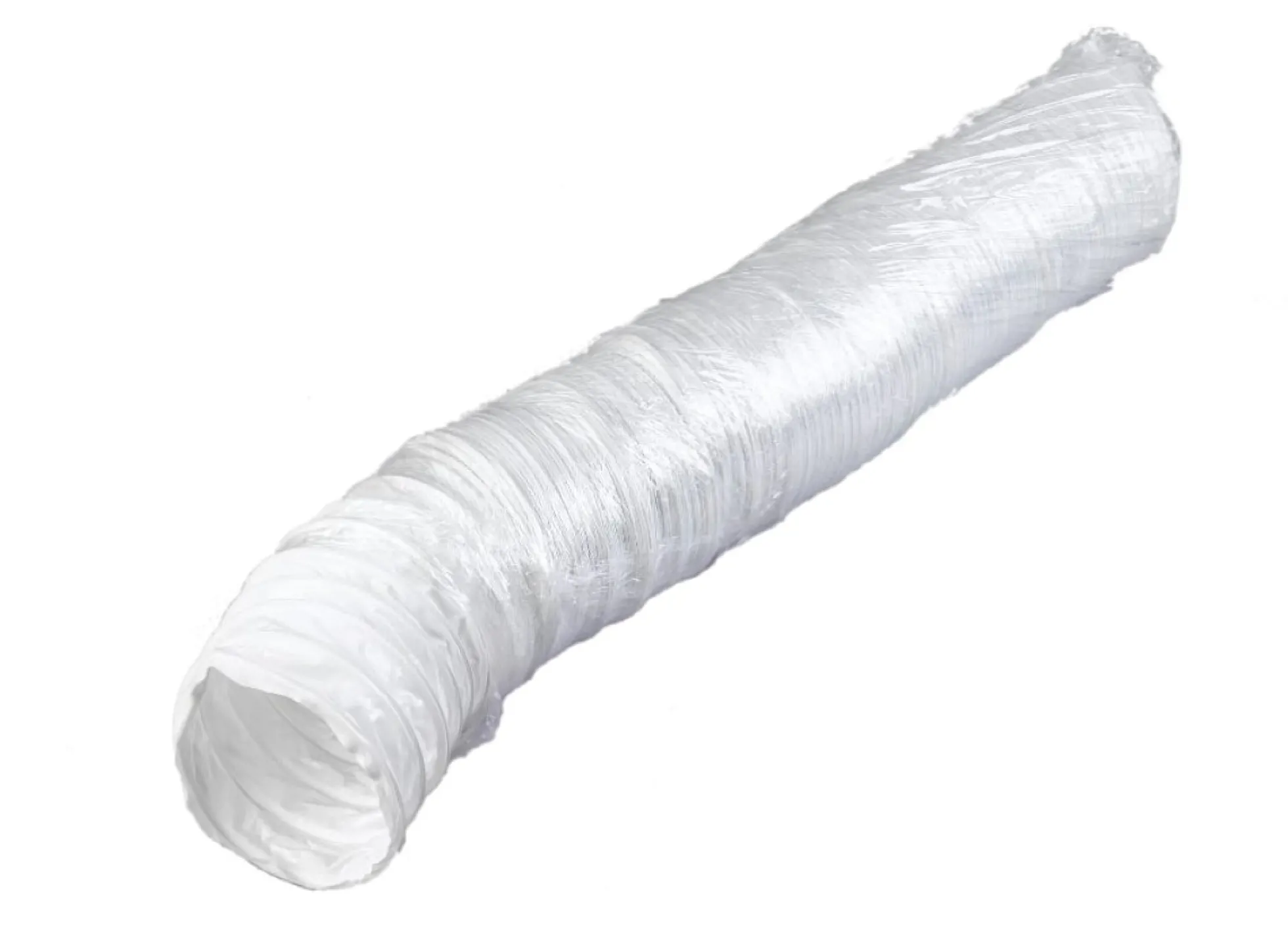 Flexslange, Ø102 mm, længde 1,5 meter, hvid