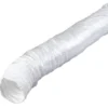 Flexslange, Ø152 mm, længde 1500 mm, hvid