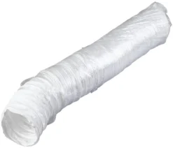 Flexslange, ø127 x 3000 mm, hvid - PE